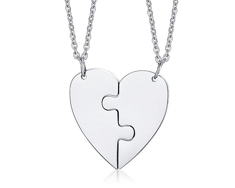 Order & Smile Schmuck Partnerkette Kette für Verliebte: Pärchen Halsketten günstig online kaufen