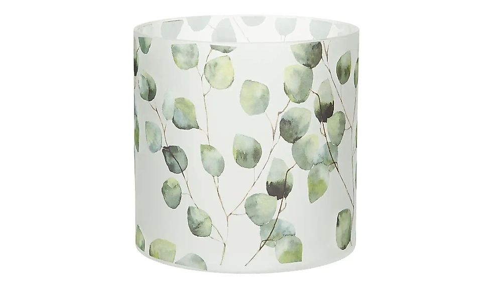 HOME STORY Windlicht   ¦ weiß ¦ Glas ¦ Maße (cm): H: 15  Ø: 15 Accessoires günstig online kaufen