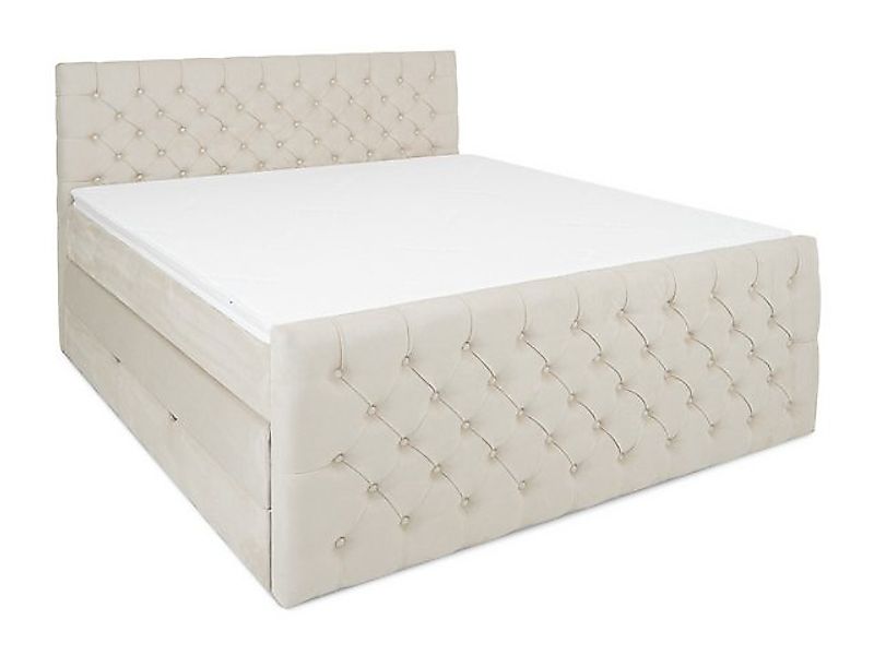 wonello Boxspringbett Victoria, mit Bettkasten, Matratzen günstig online kaufen