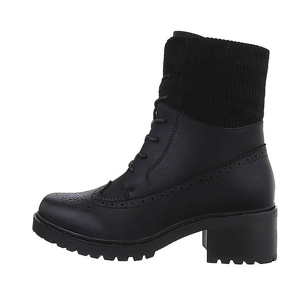 Ital-Design Damen Schnürschuhe Freizeit Schnürstiefelette (84906808) Blocka günstig online kaufen
