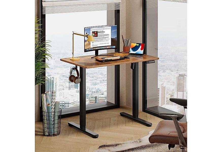 DEVAISE Schreibtisch Höhenverstellbarer Schreibtisch elektrisch 100×60 cm ( günstig online kaufen