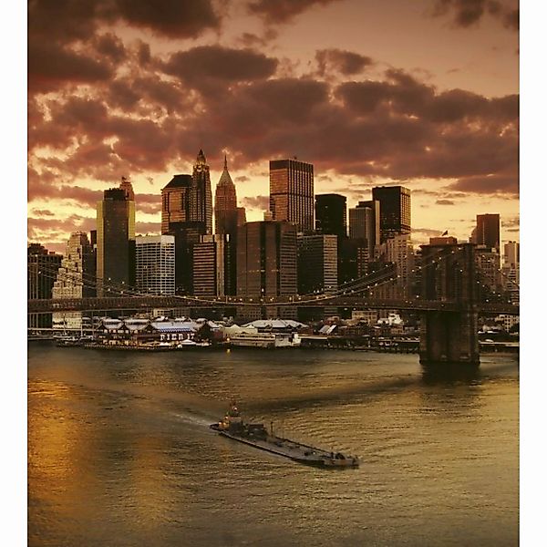 Fototapete NEW YORK  | MS-3-0002 | Orange | Digitaldruck auf Vliesträger günstig online kaufen