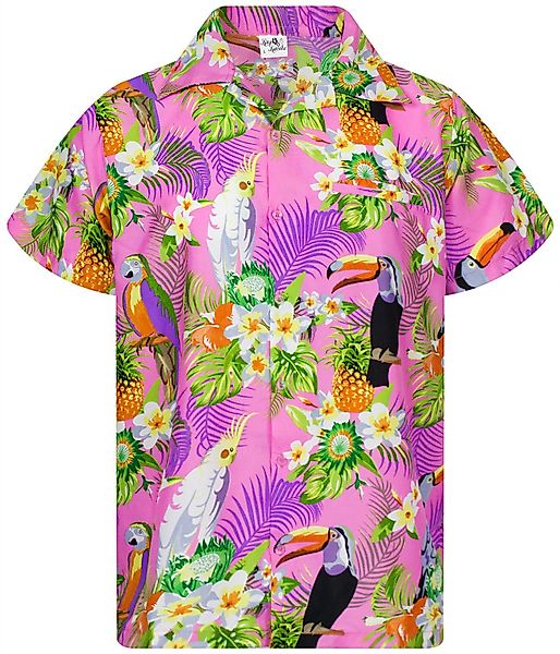 King Kameha Hawaiihemd Parrot Cockatoo Funky günstig online kaufen
