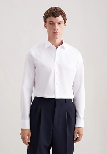 seidensticker Businesshemd "Schwarze Rose" Slim 1/1 Kentkragen Uni günstig online kaufen