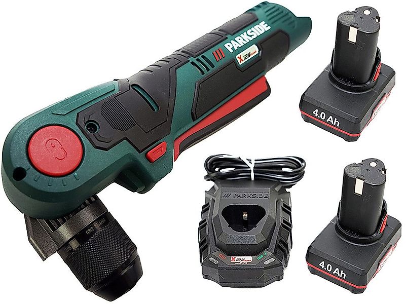 Parkside Akku-Bohrschrauber 12V Akku Winkelbohrschrauber PWBSA günstig online kaufen