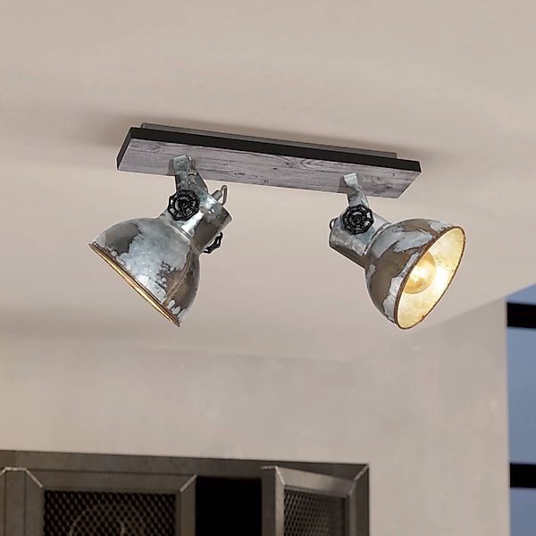 Industrie-Deckenleuchte Barnstaple 2fl günstig online kaufen