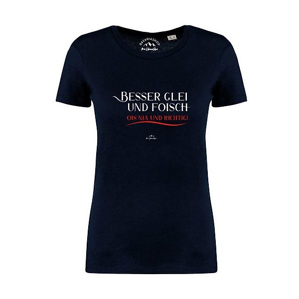 Bavariashop T-Shirt Damen T-Shirt "Besser glei und foisch... günstig online kaufen