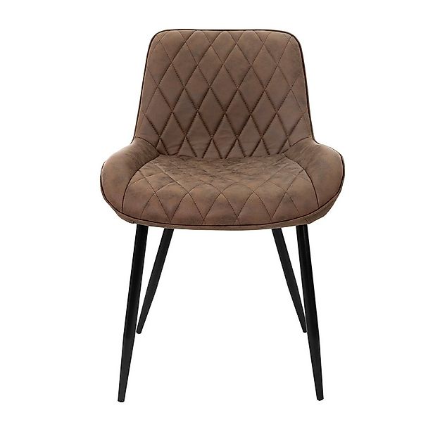 ML-DESIGN Polsterstuhl Esszimmerstuhl mit Rücken- und Armlehnen, Metallbein günstig online kaufen