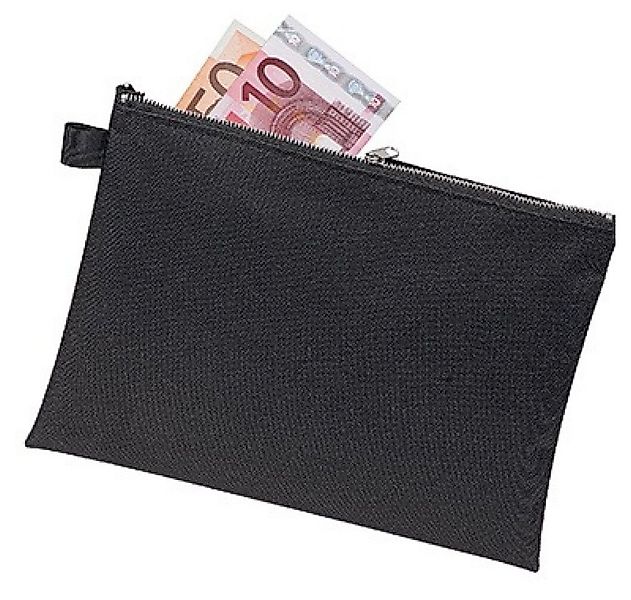 VELOFLEX Geldbörse Banktasche 2725000 DIN A5 Reißv Textil schwarz günstig online kaufen