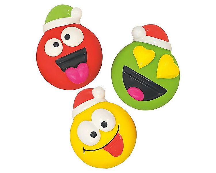 Nobby Tierquietschie Xmas Hundespielzeug Smiley aus Latex günstig online kaufen