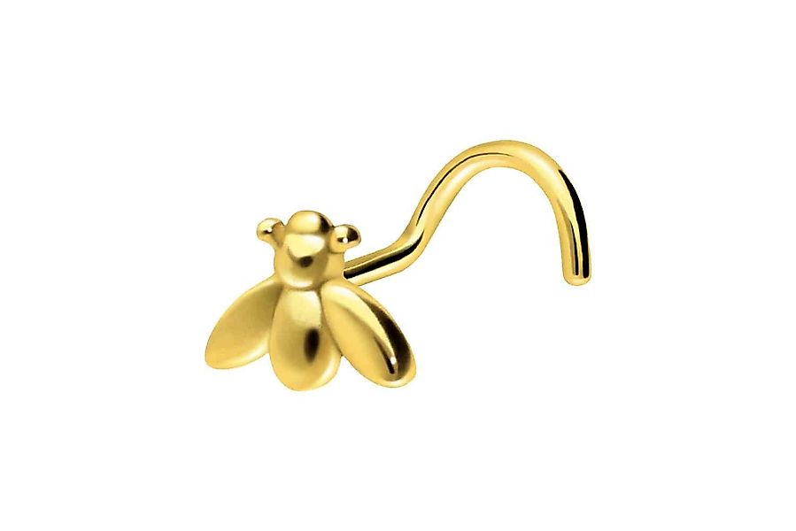 PIERCINGLINE Nasenpiercing Chirurgenstahl Nasenstecker Spirale BIENE günstig online kaufen
