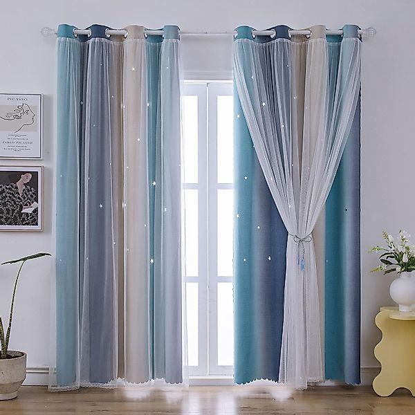 BYSURE Gardine (1 St), Ösen, verdunkelnd, günstig online kaufen