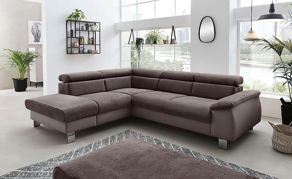 COTTA Polstergarnitur Komaris L-Form, (Set), Set bestehend aus: Ecksofa mit günstig online kaufen