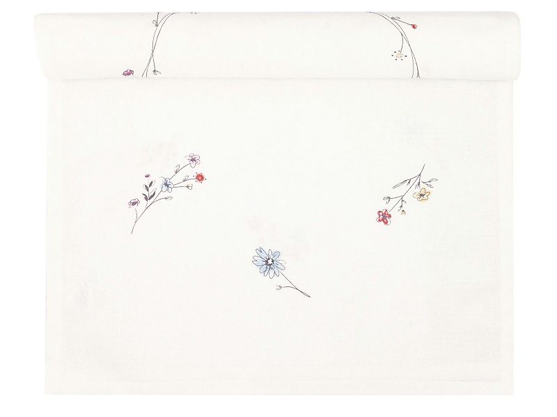 Greengate Tischdecke Venissa Tischläufer white 140x45cm günstig online kaufen