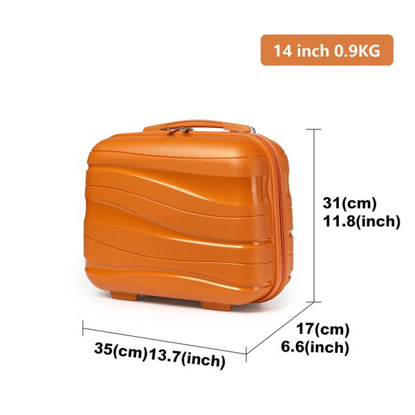 KONO Handgepäck-Trolley Leicht Hartschalenkoffer Reisekoffer mit günstig online kaufen