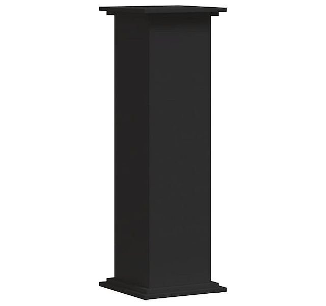 vidaXL Blumenständer Pflanzenständer Schwarz 33x33x100 cm Holzwerkstoff (1 günstig online kaufen
