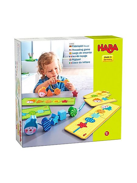 Haba Lernspielzeug Fädelspiel Raupe, unisex neutral günstig online kaufen