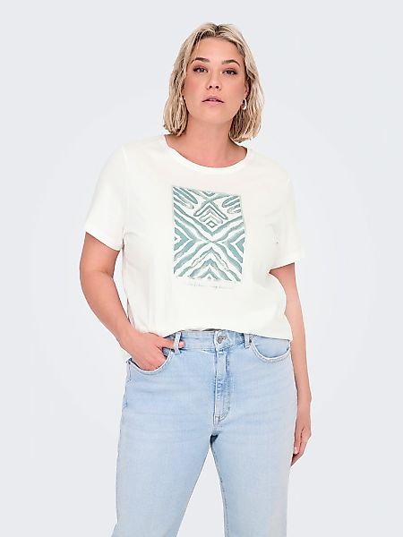ONLY CARMAKOMA Kurzarmshirt "CARBOOSTERY LIFE SS REG TEE JRS BS" günstig online kaufen