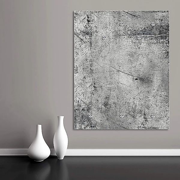 queence Garderobenleiste "Brushed Grey" Wand Garderobe, wischtechnik, Beton günstig online kaufen