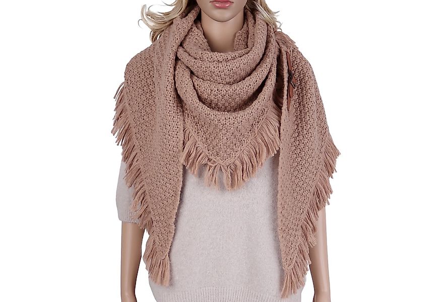 MIRROSI Dreieckstuch Strickschal warmer Dreiecksschal ca.200x80 cm, in toll günstig online kaufen