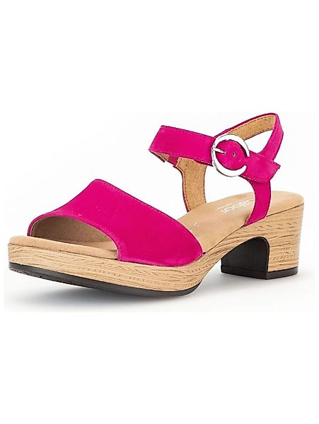 Gabor Sandalen Veloursleder Riemchensandalette günstig online kaufen