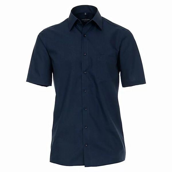 CASAMODA Kurzarmhemd Übergrößen bügelfreies Business Kurzarmhemd marine Cas günstig online kaufen