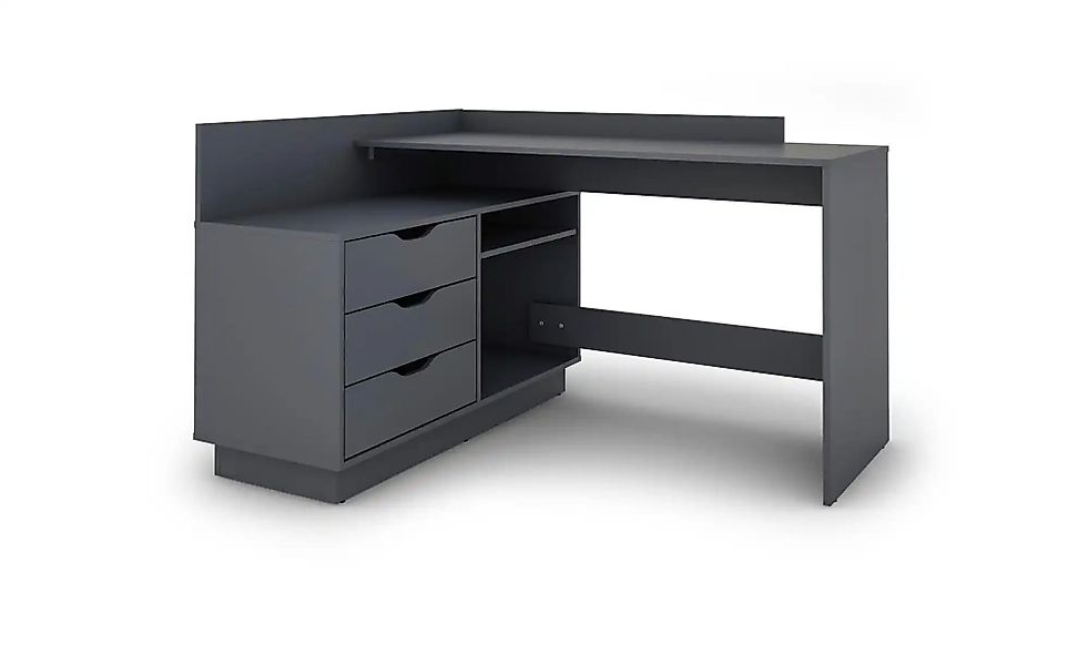 by Living Schreibtisch   ¦ grau ¦ Maße (cm): B: 129 H: 84 Tische > Computer günstig online kaufen