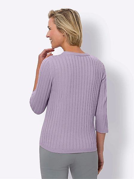 Classic Basics 3/4 Arm-Pullover "Rundhals-Pullover" günstig online kaufen