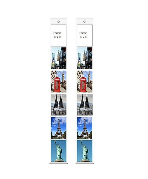 trendfinding Bilderrahmen Collage 2er Set Fototasche für 6 Fotos im Hochfor günstig online kaufen