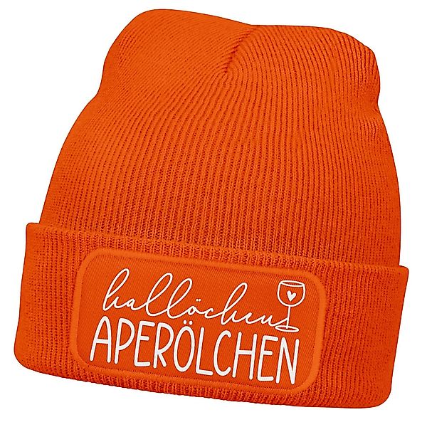 MoonWorks Strickmütze Damen Beanie mit Patch günstig online kaufen