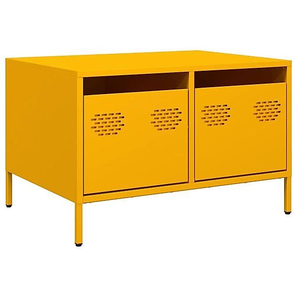 vidaXL TV-Schrank Senfgelb 68x50x43,5 cm Kaltgewalzter Stahl 851241 günstig online kaufen