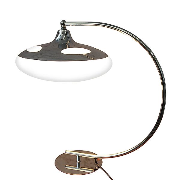 riess-ambiente Tischleuchte LUNA LOGO 45cm silber, günstig online kaufen