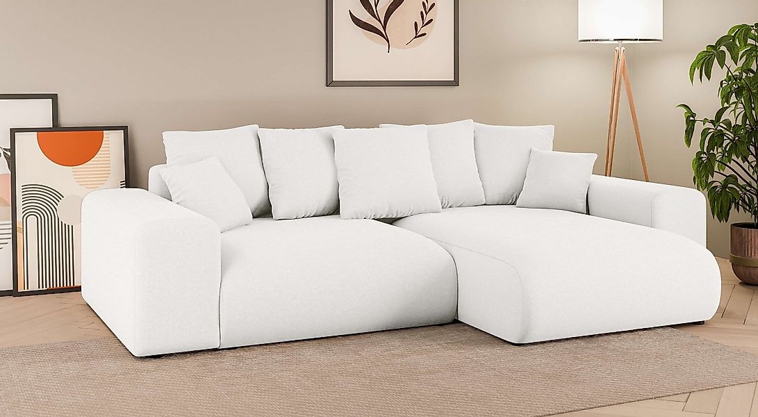 Home affaire Ecksofa "LAKESIDE mit Bettfunktion und Bettkasten, B/T/H 257/1 günstig online kaufen