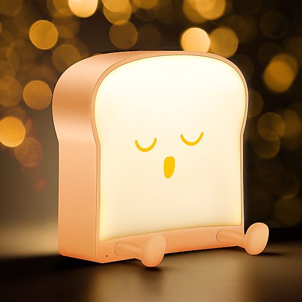 BlingBin Nachtlicht Nachttischlampe Toast-Nachtlicht mit USB günstig online kaufen
