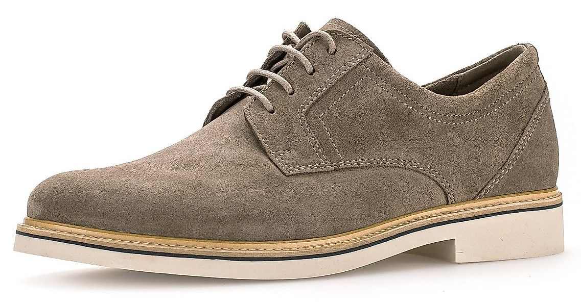 Pius Gabor Schnürschuh, Blockabsatz, Businessschuh, Halbschuh mit Ziernähte günstig online kaufen