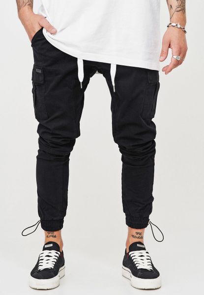 behype Cargohose "YONAH" mit elastischem Bund günstig online kaufen