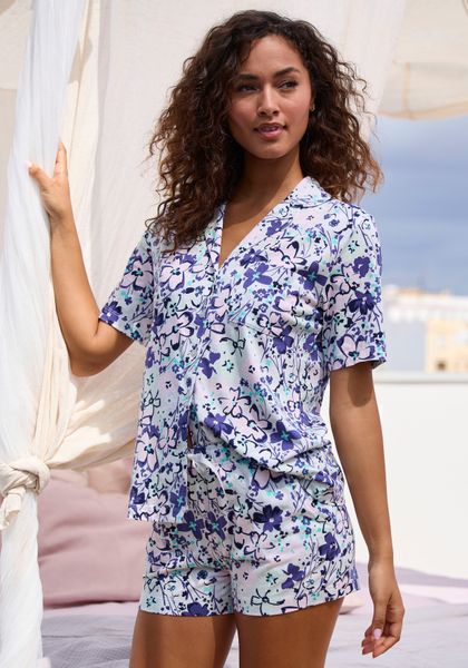 s.Oliver Shorty Set, 2 Stk. tlg., mit Knopfleiste und Brusttasche günstig online kaufen