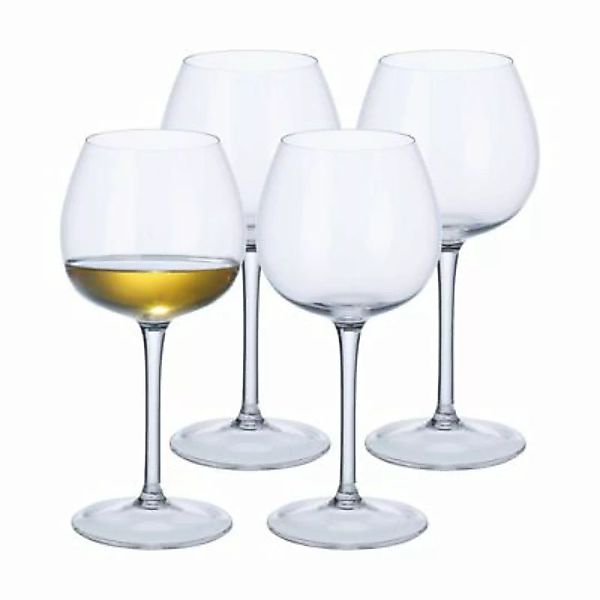 Villeroy & Boch PURISMO WINE Weißweinkelch weich & rund 390 ml 4er Set Weiß günstig online kaufen