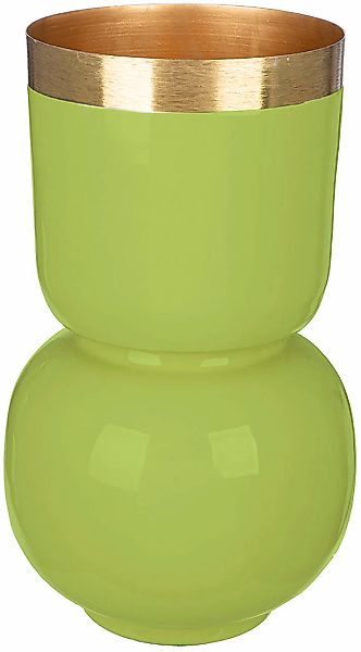 GILDE Tischvase "Vase Roro mit Goldrand", (1 St.) günstig online kaufen