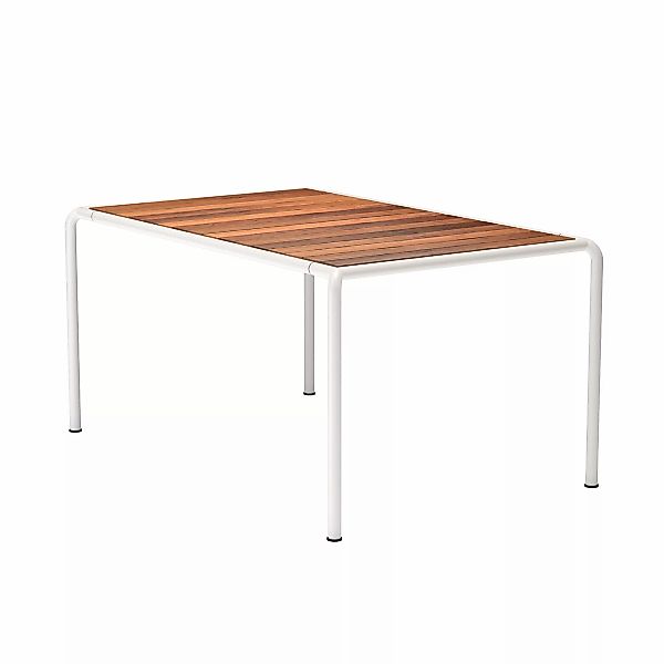 Avanti Outdoor Esstisch Modular Thermo-Esche Weiß 153 cm günstig online kaufen