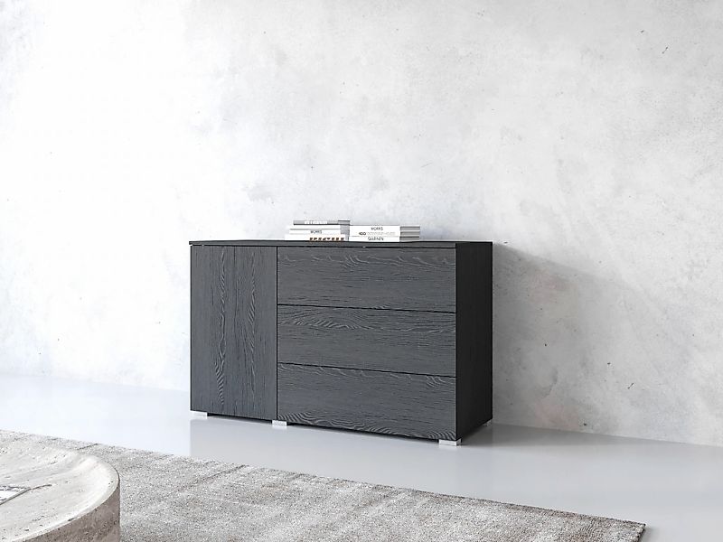 OTTO home Sideboard "PARIS" 1 Stk. tlg. Moderne 110cm breite grifflose Komm günstig online kaufen
