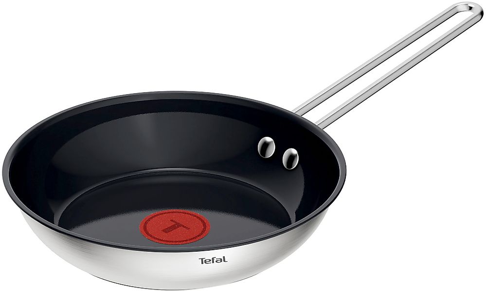 Tefal Bratpfanne »Nordica«, Edelstahl, (1 tlg.), Thermo-Signal-Technologie, günstig online kaufen
