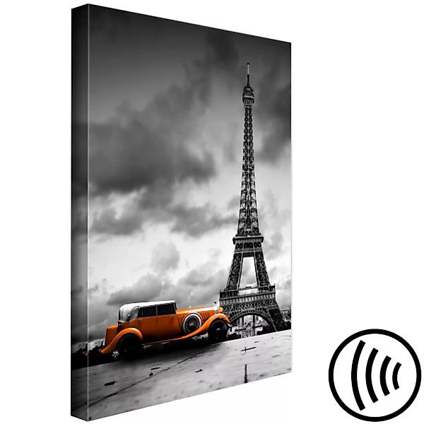 Leinwandbild Orange Car (1 Part) Vertical XXL günstig online kaufen