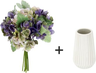 Kunstblume Künstlicher Blumenstrauß Bouquet Hochzeitsdeko Tischdeko, günstig online kaufen