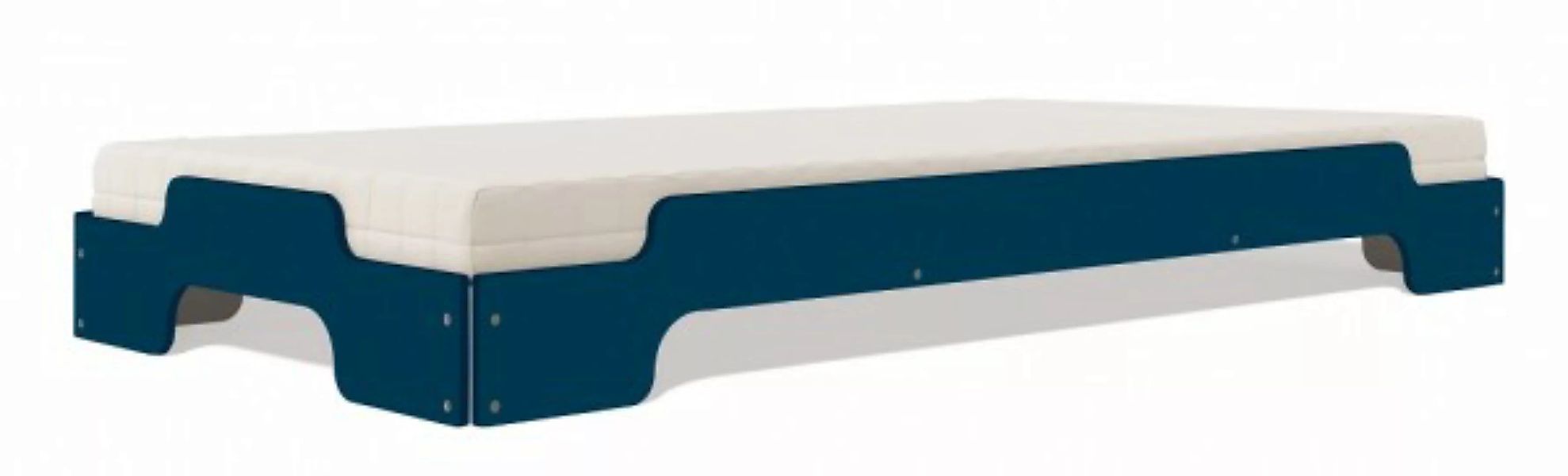 Stapelliege KLASSIK - Farbig sattblau RAL 240 20 22 90 x 200 cm günstig online kaufen