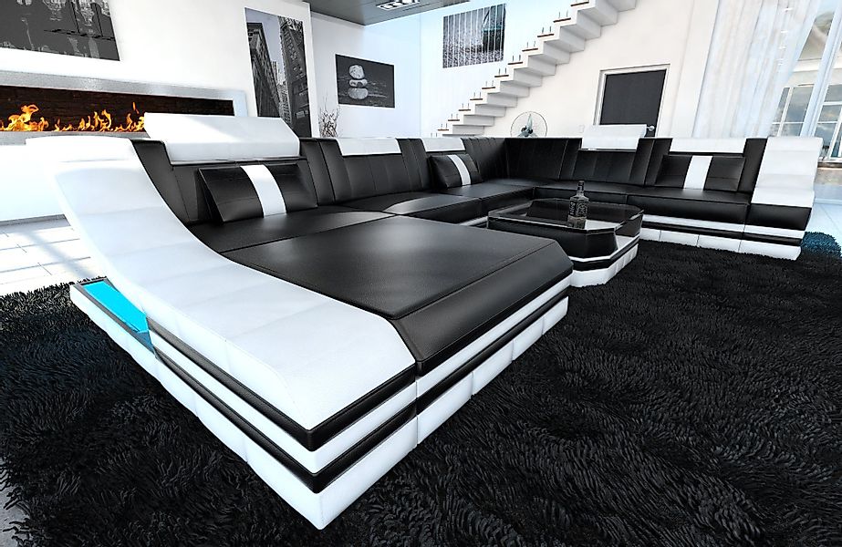 Sofa Dreams Wohnlandschaft Ledercouch Sofa Leder günstig online kaufen