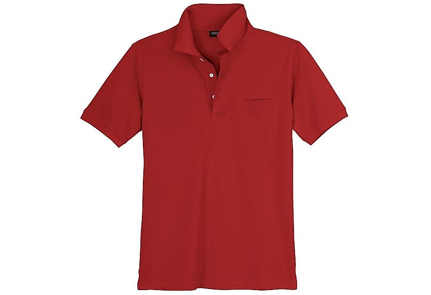 redfield Poloshirt Redfield Basic Poloshirt rot Übergröße Ralph günstig online kaufen