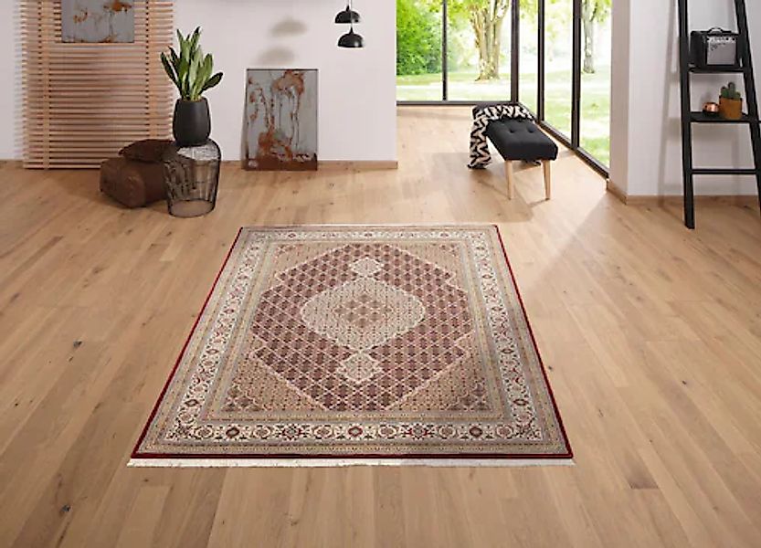 my home Orientteppich »Irrfan«, rechteckig, 12 mm Höhe, handgeknüpft, Mater günstig online kaufen