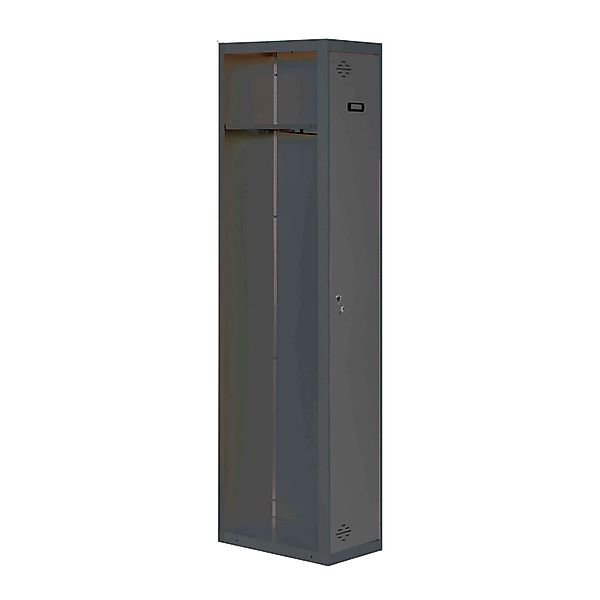 PROREGAL Spind AMEGO HxBxT 180 x 40 x 50 cm 1 Abteil Anbaumodul Anthrazit-A günstig online kaufen