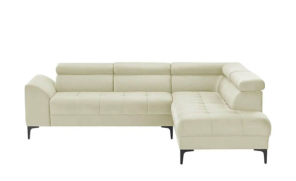 switch Ecksofa mit verstellbaren Kopfstützen Carisma ¦ beige ¦ Maße (cm): B günstig online kaufen